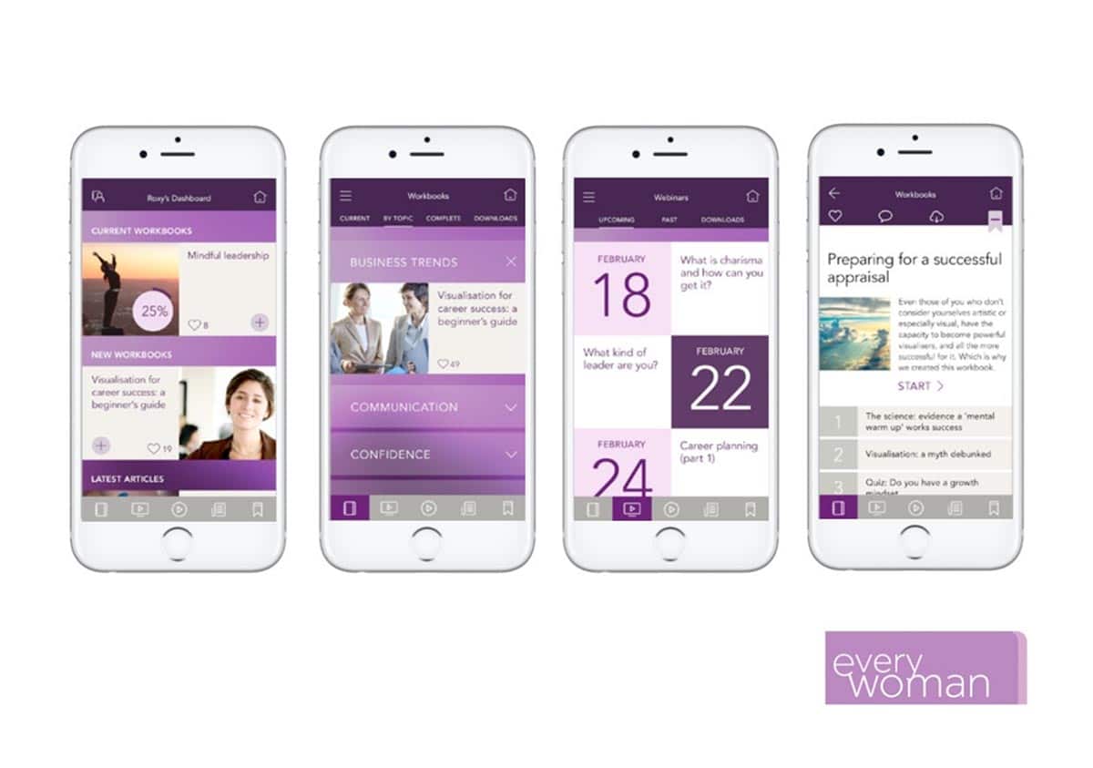 Everywoman launch web and mobile applications, with a little help from us.