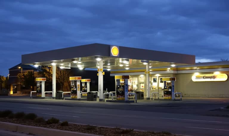 Gas station on South College Road in Fort Collins